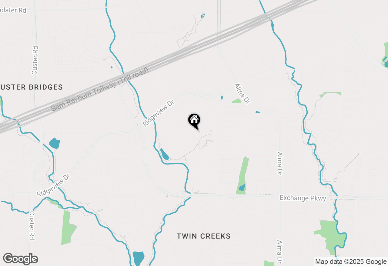 Map of 1528 Riverdale Drive, Allen, TX 75013