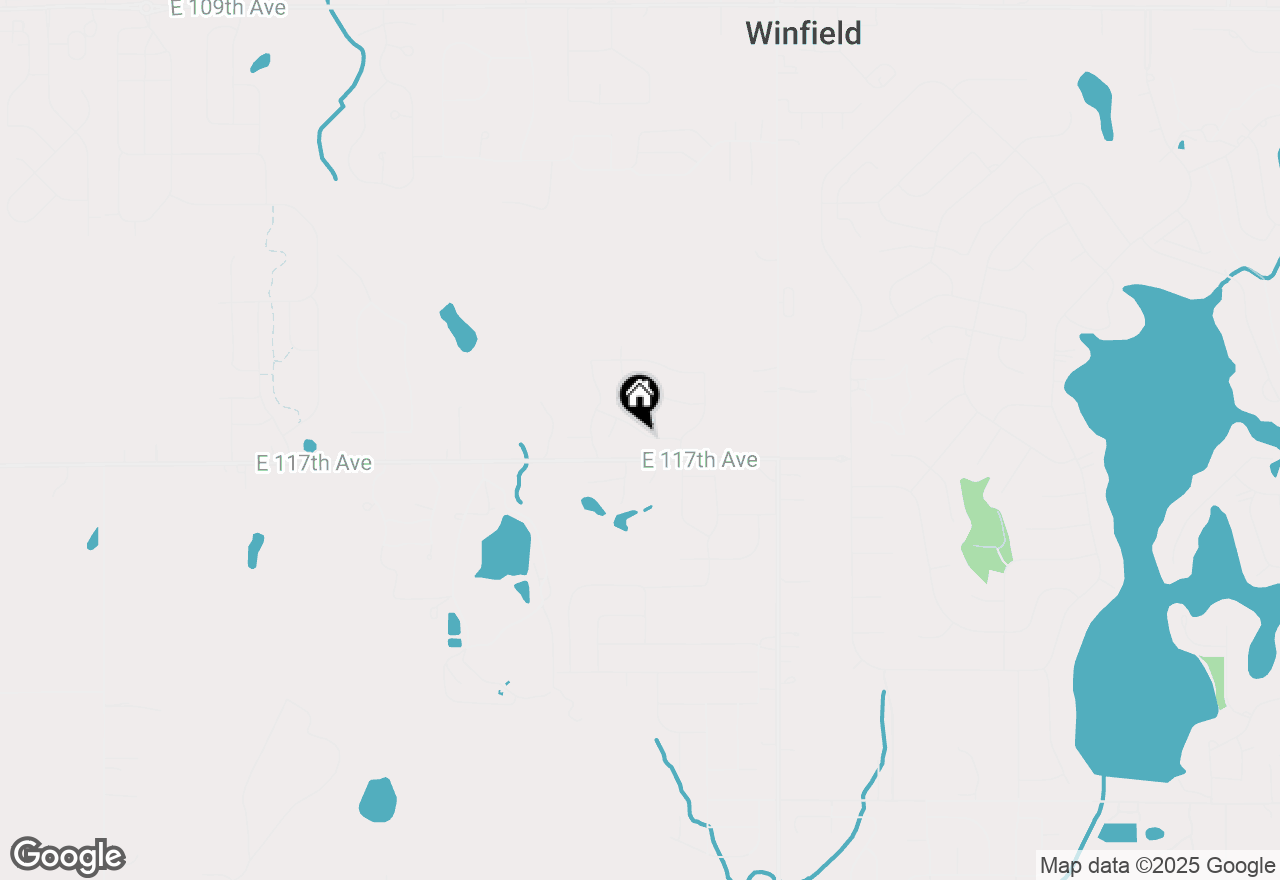 Map of 7563 E 116th Place, Winfield, IN 46307