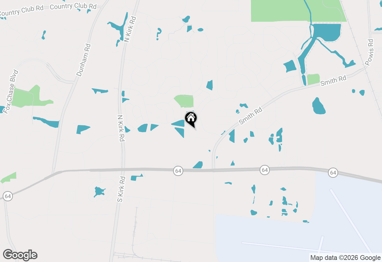 Map of 268 Charlestowne Lakes Drive, St. Charles, IL 60174