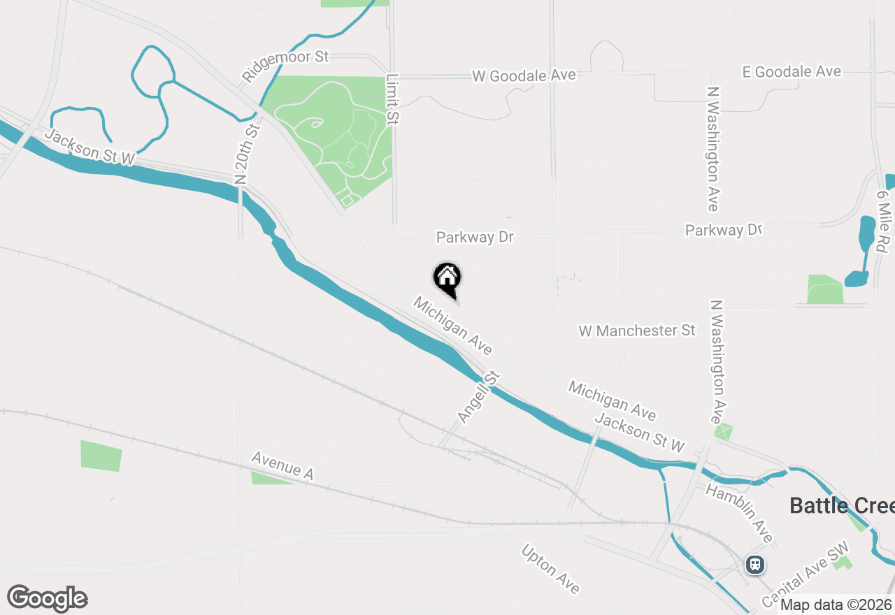 Map of 15 Grand Avenue, Battle Creek, MI 49037