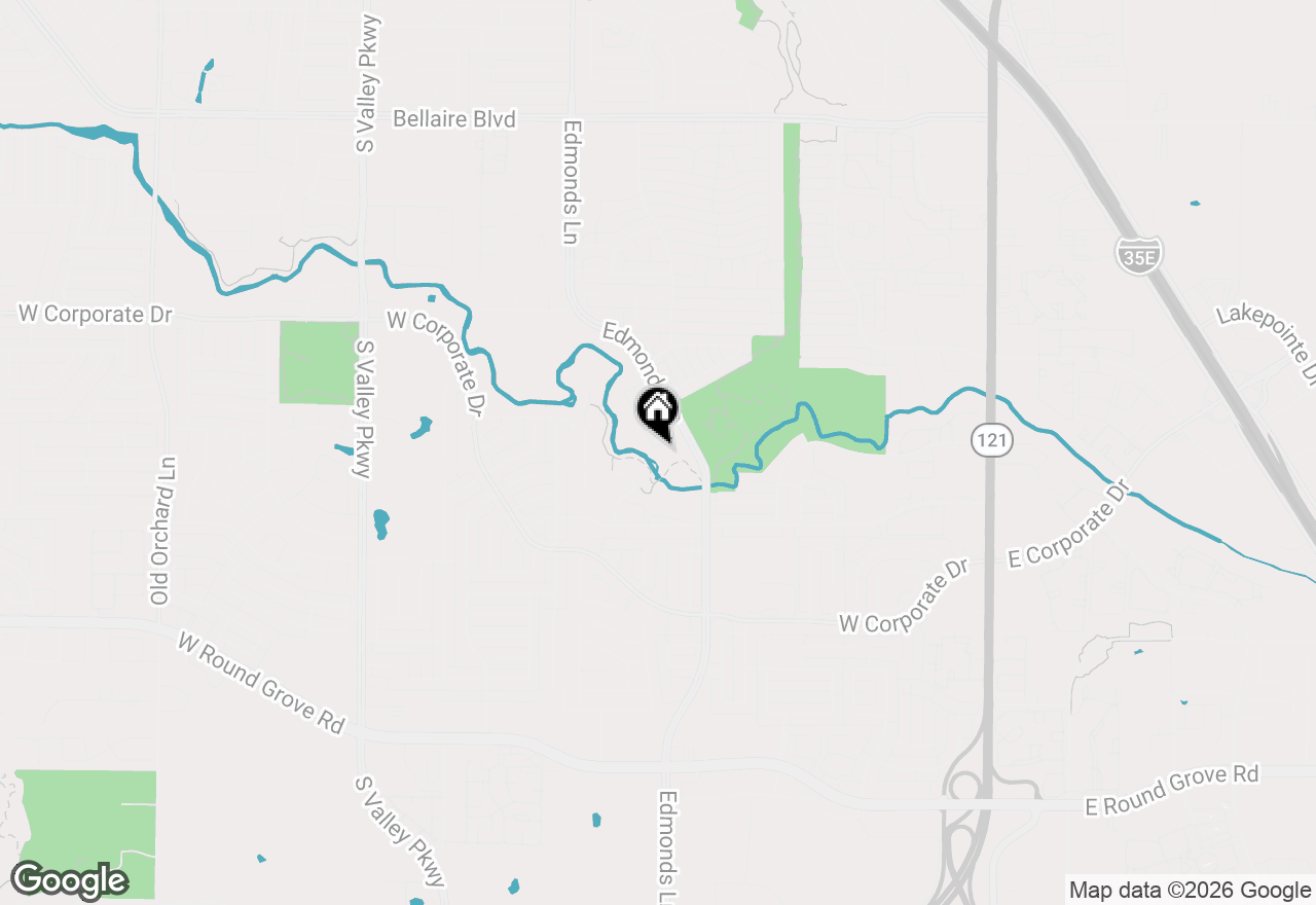 Map of 1944 Hobart Lane, Lewisville, TX 75067