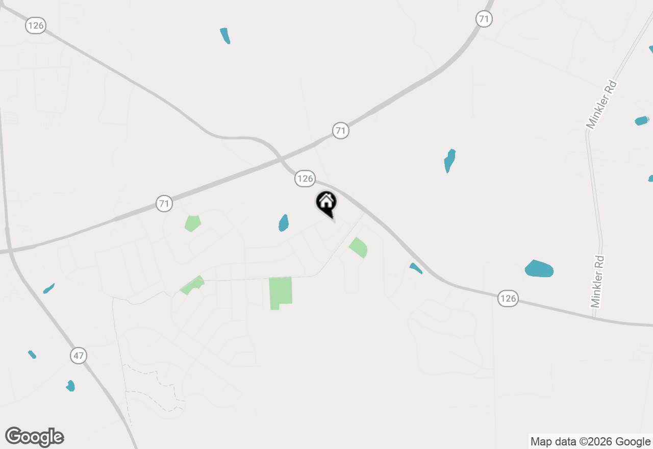 Map of 1074 Hampton Lane, Yorkville, IL 60560
