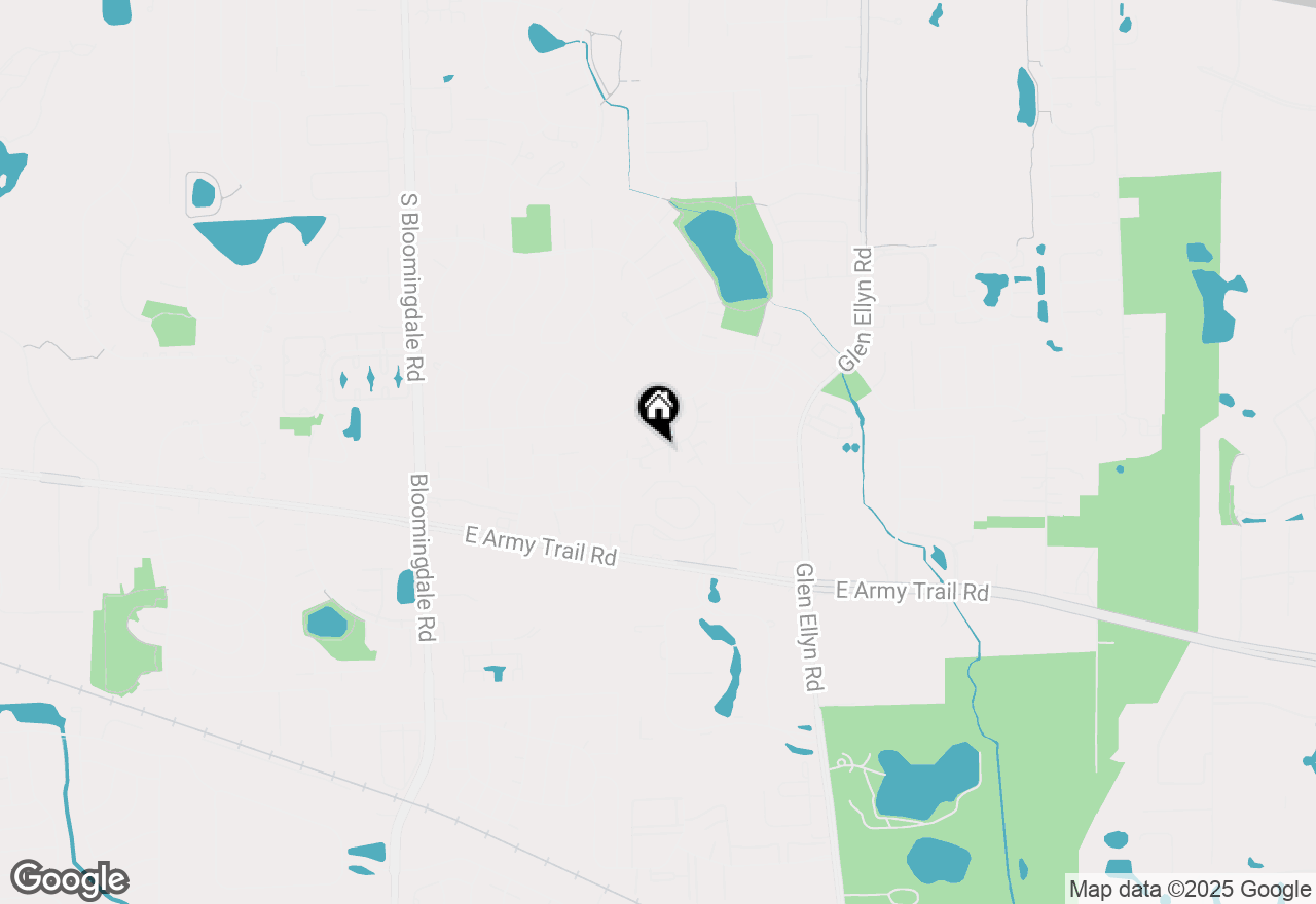 Map of (Address confidential), Bloomingdale, Illinois 60108