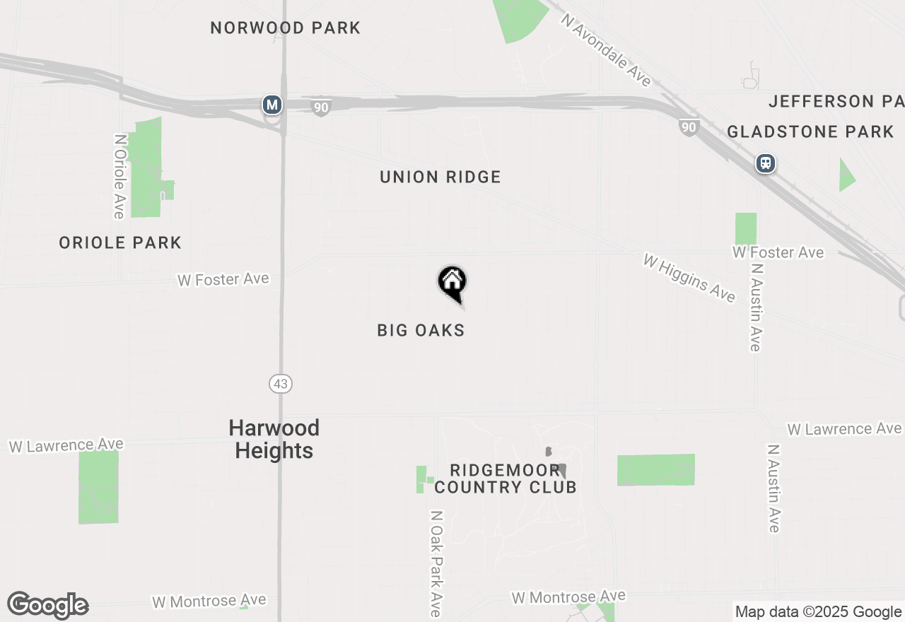 Map of 5034 N Oak Park Avenue, Chicago, IL 60656