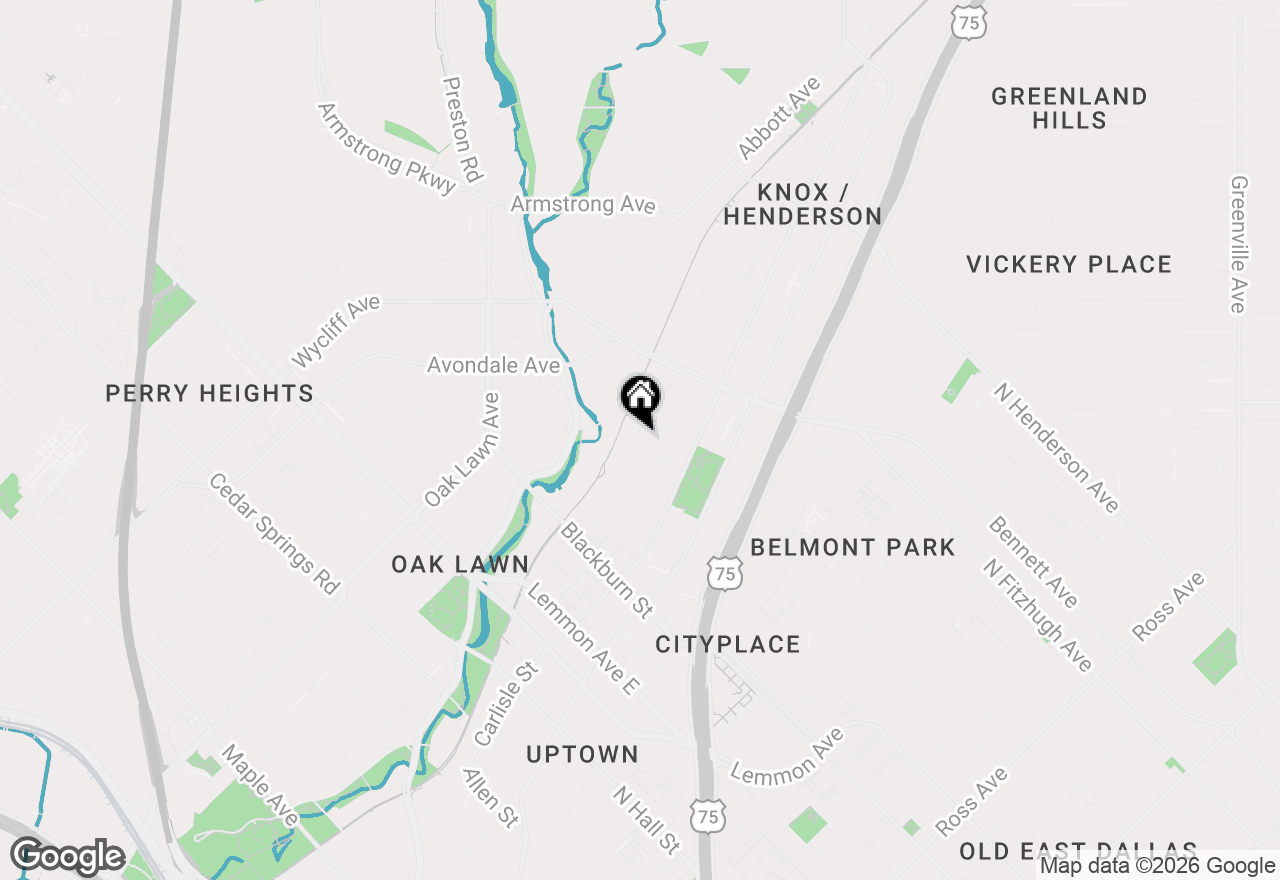Map of 4044 Buena Vista Street #205, Dallas, TX 75204