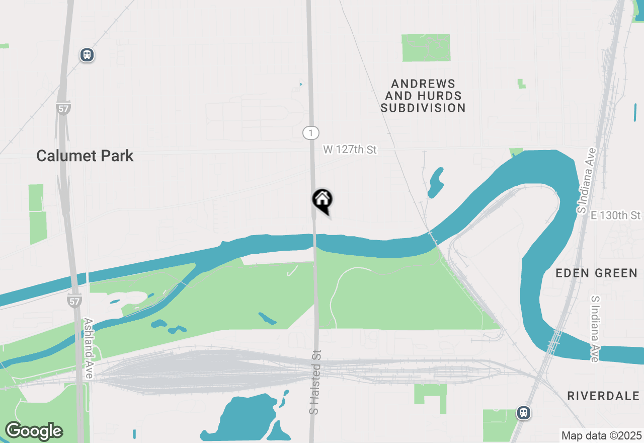 Map of 742 W 129th Place, Chicago, IL 60628