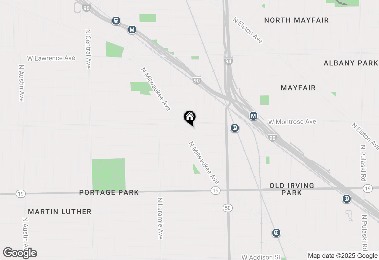 Map of 5018 W Pensacola Avenue #G, Chicago, IL 60641