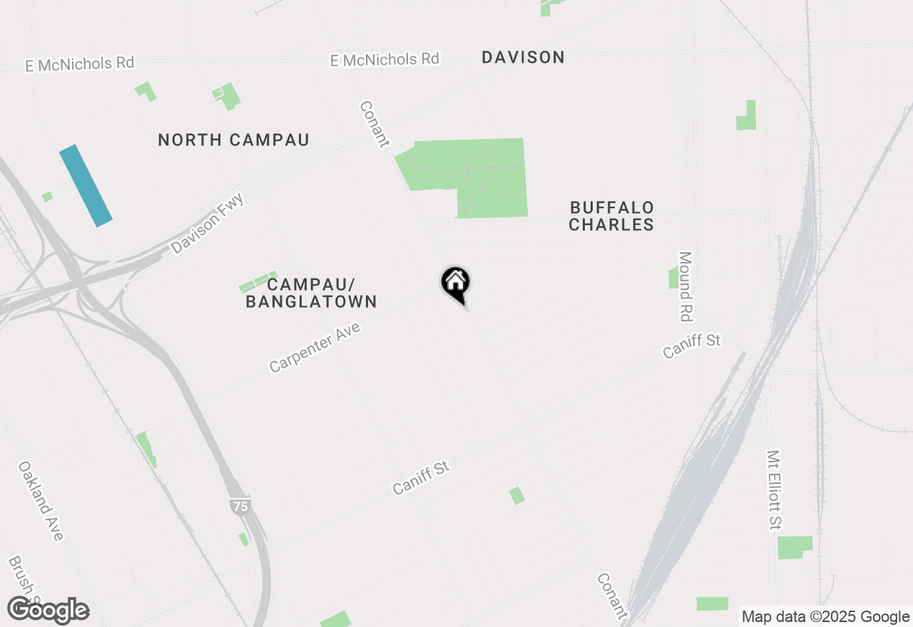 Map of 12062 Moran Street, Hamtramck, MI 48212