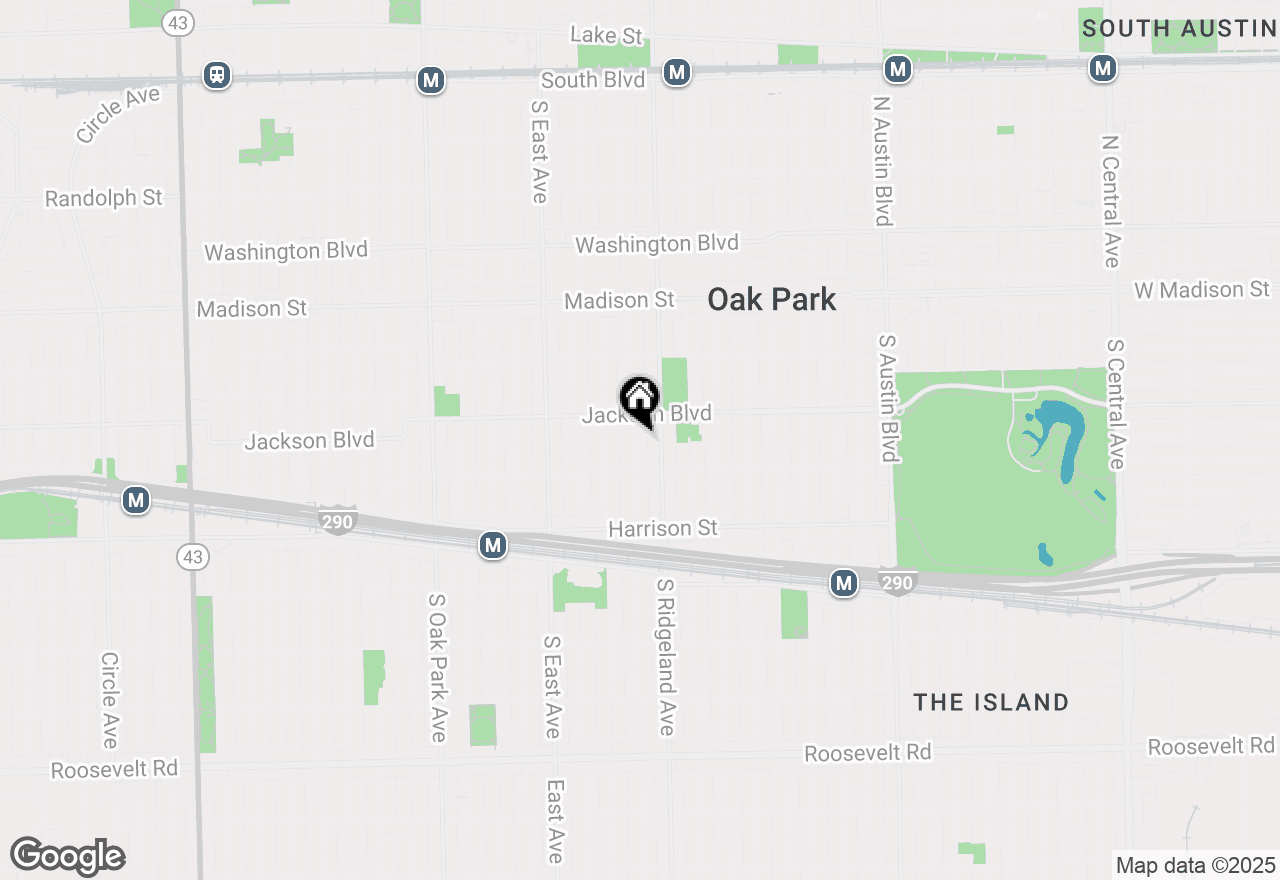 Map of 720 S Elmwood Avenue, Oak Park, IL 60304