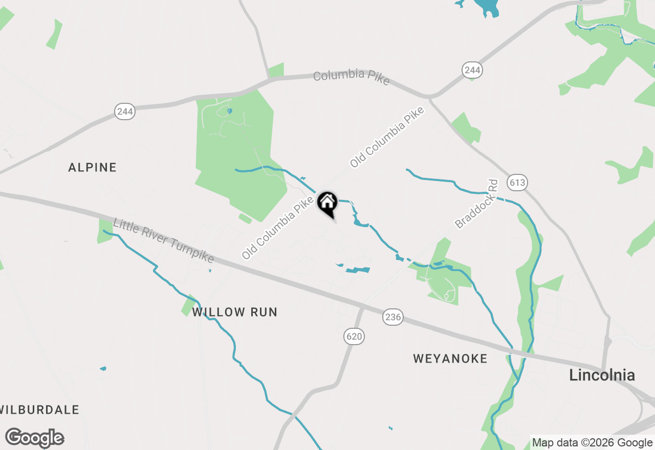 Map of 4535 Sawgrass Court, Alexandria, VA 22312