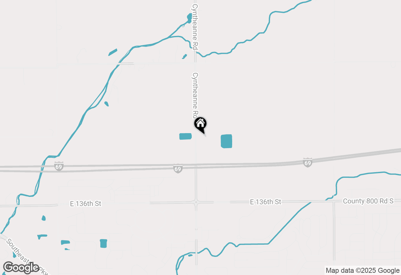 Map of 14076 Cyntheanne Road, Noblesville, IN 46060