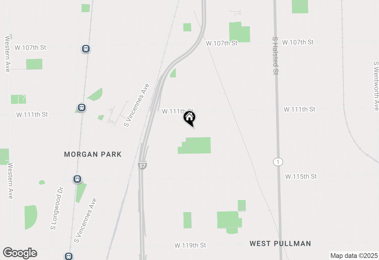 Map of 1313 W 112th Street, Chicago, IL 60643