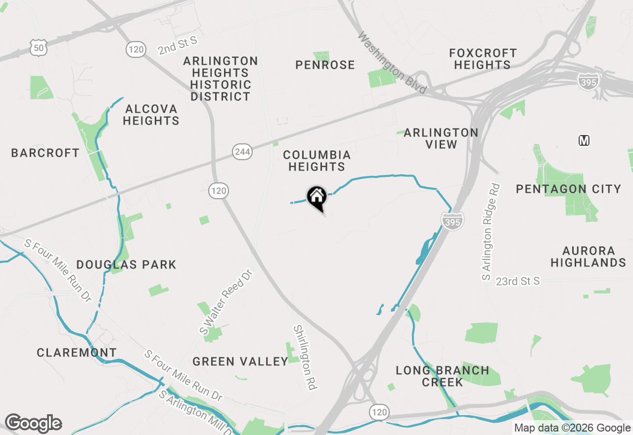 Map of 2600 16th Street S #717, Arlington, VA 22204