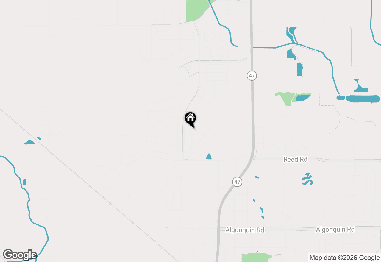 Map of 9834 Cummings Street, Huntley, IL 60142