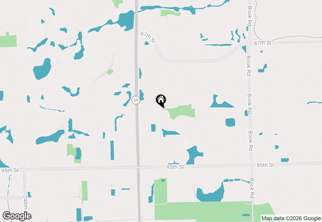 Map of 2809 Alameda Court, Naperville, IL 60564