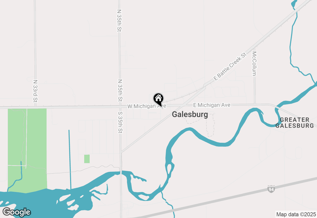Map of 14 Grove Street, Galesburg, MI 49053