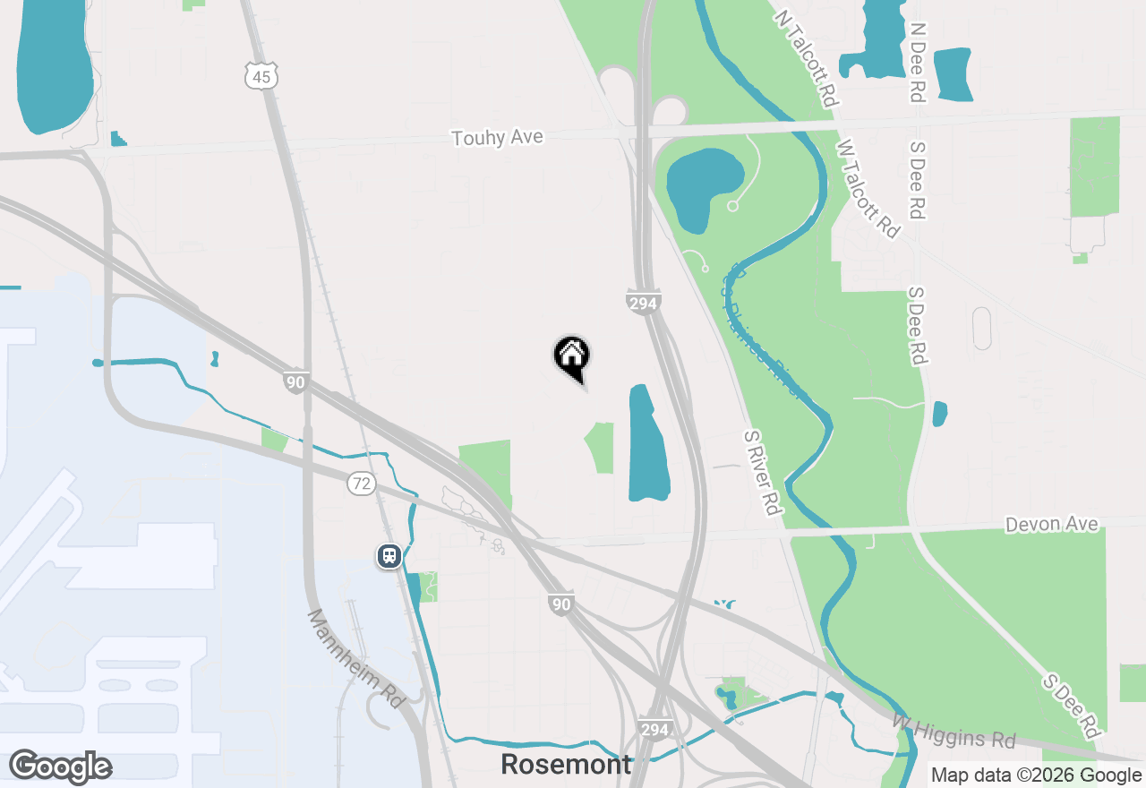 Map of 2124 Halsey Drive, Des Plaines, IL 60018