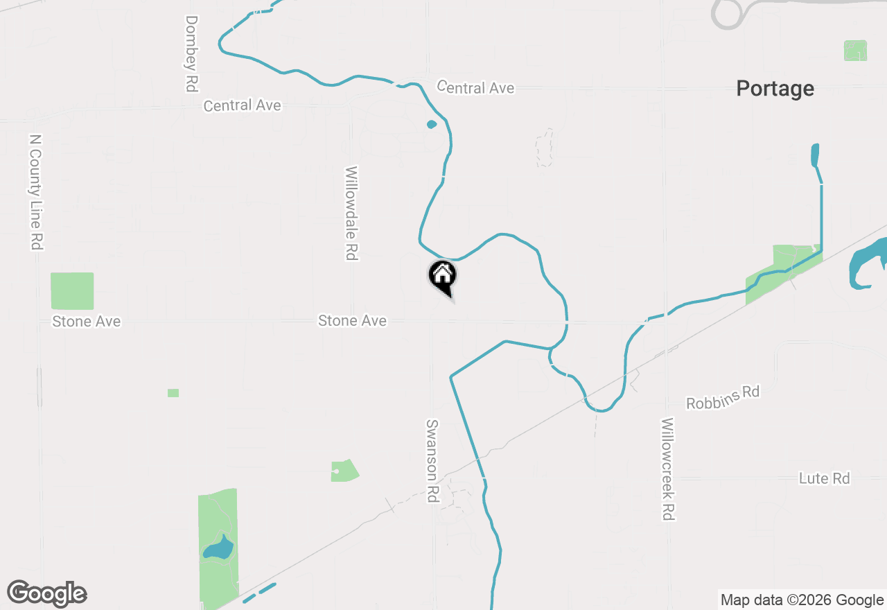 Map of 2975 Glenwood Street, Portage, IN 46368