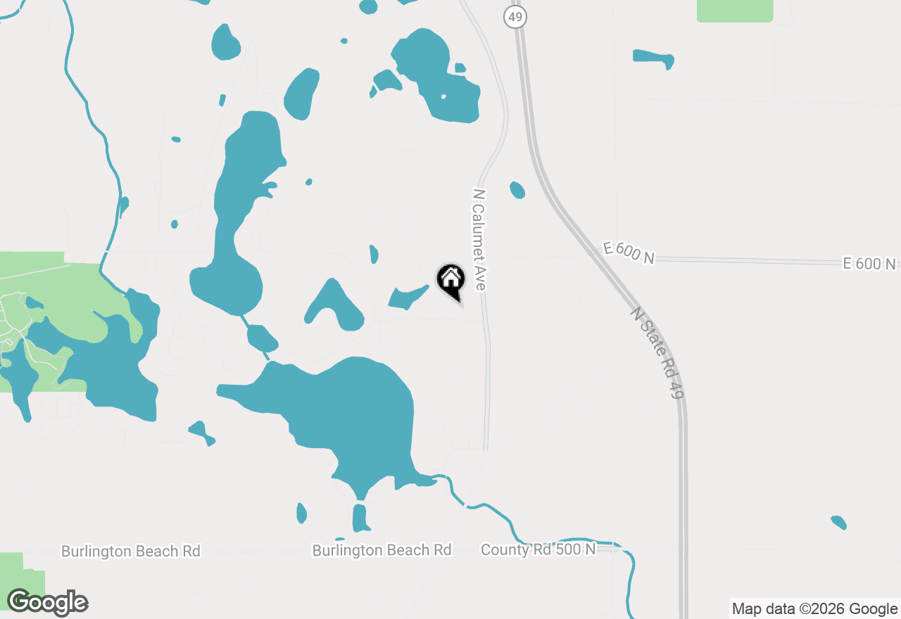 Map of 5602 Coryana Drive, Valparaiso, IN 46383