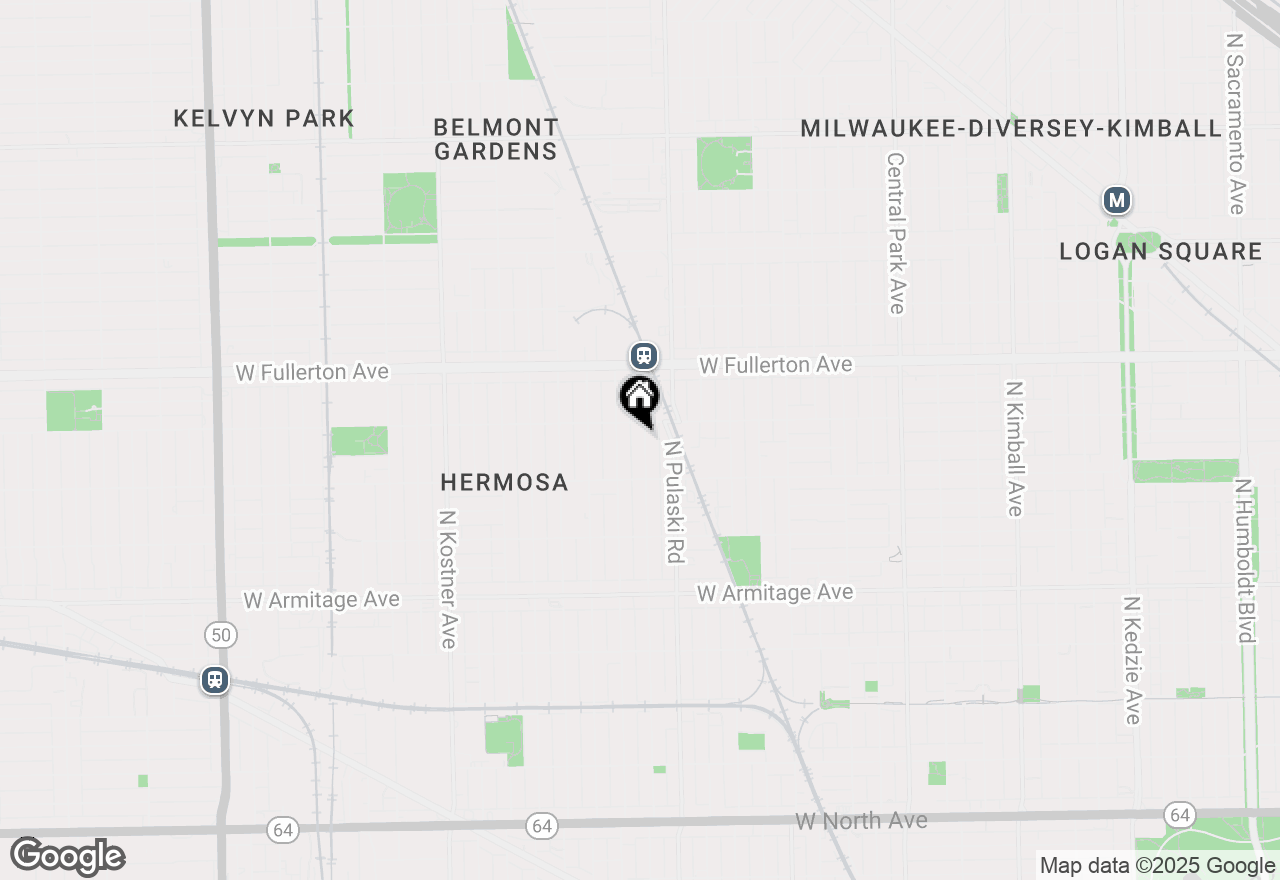 Map of 2242 N Keystone Avenue, Chicago, IL 60639