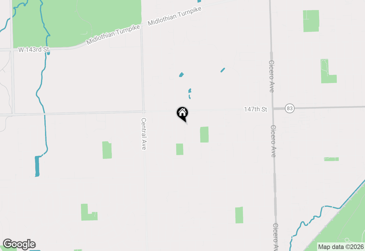 Map of 14756 Lorel Avenue, Oak Forest, IL 60452