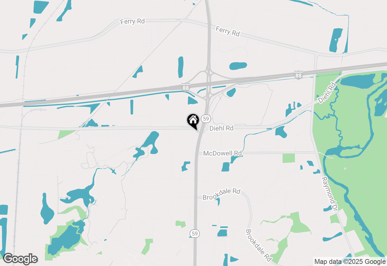 Map of 1804 Alta Vista Court, Naperville, IL 60563