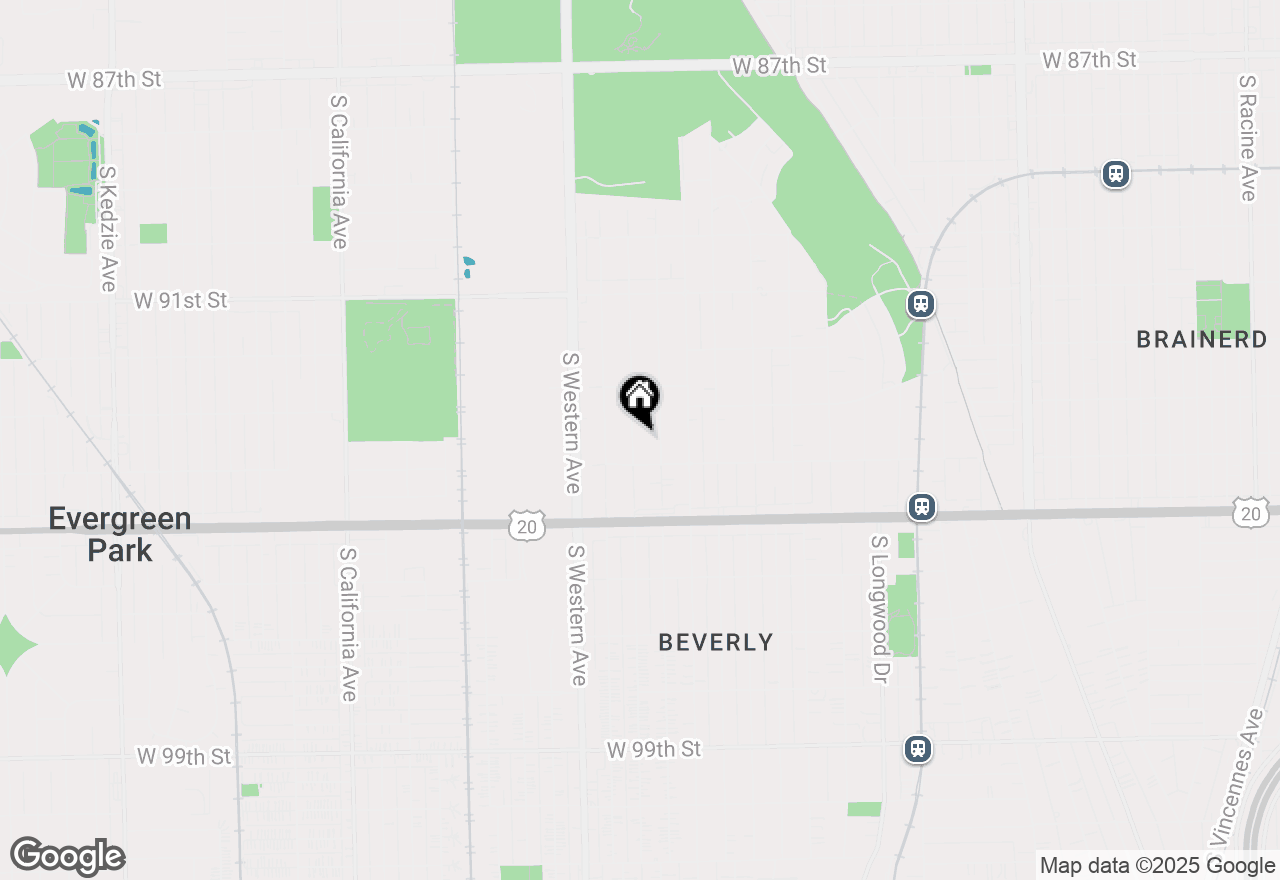 Map of 9333 S Oakley Avenue, Chicago, IL 60643