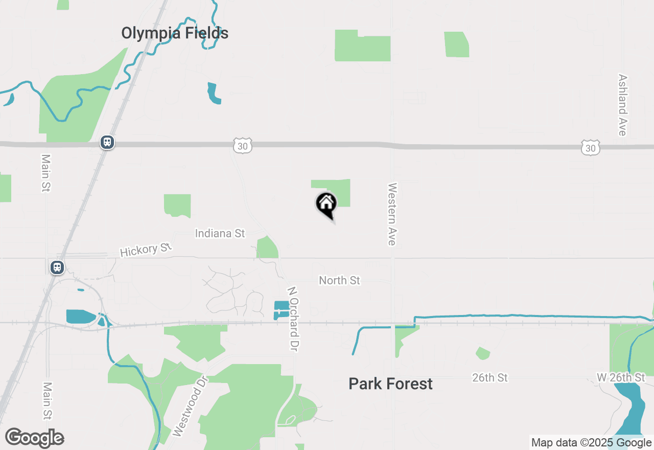 Map of 211 Berry Street, Park Forest, IL 60466