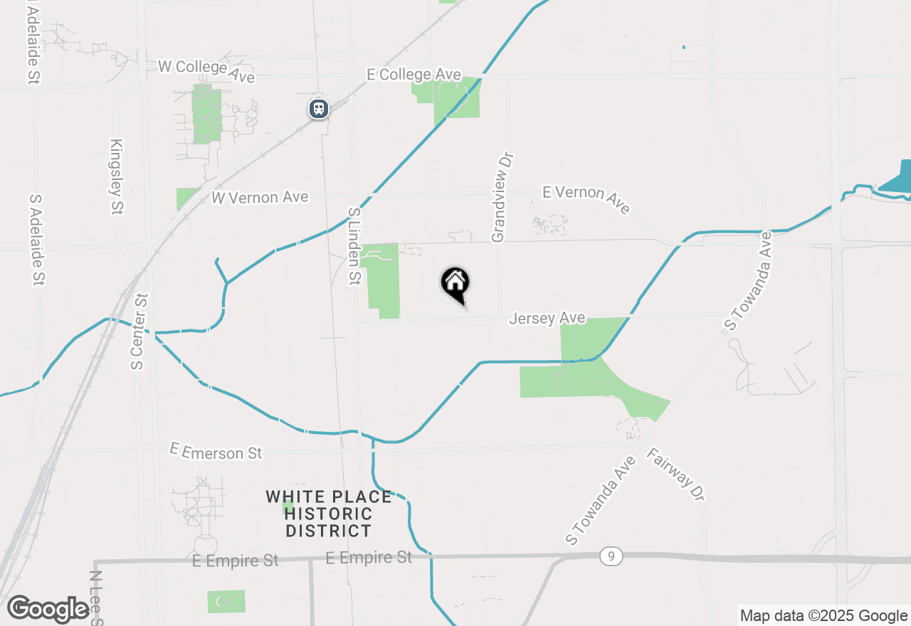 Map of 1004 Crescent Lane, Normal, IL 61761