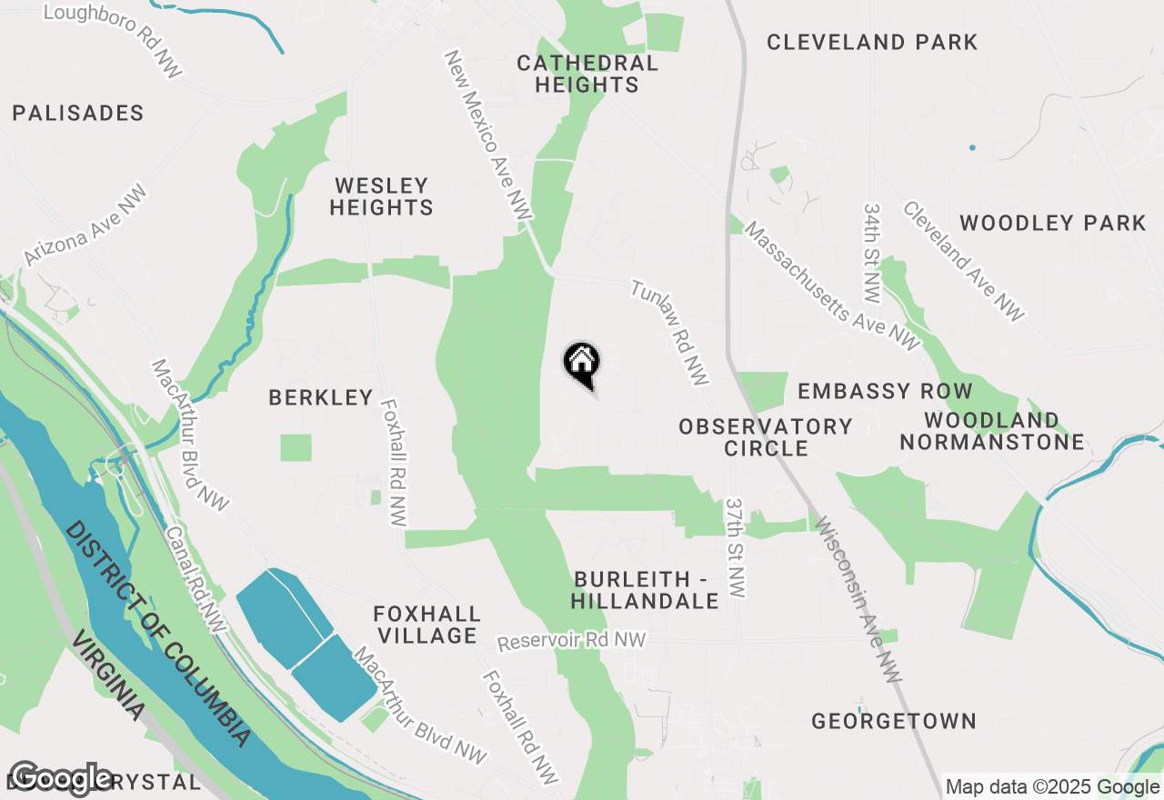 Map of 2322 40th Place Nw ##301, Washington, DC 20007