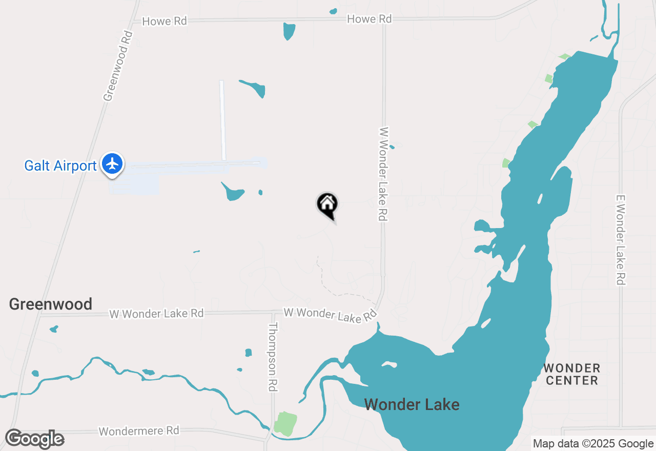 Map of 8519 White Oaks Court, Wonder Lake, IL 60097