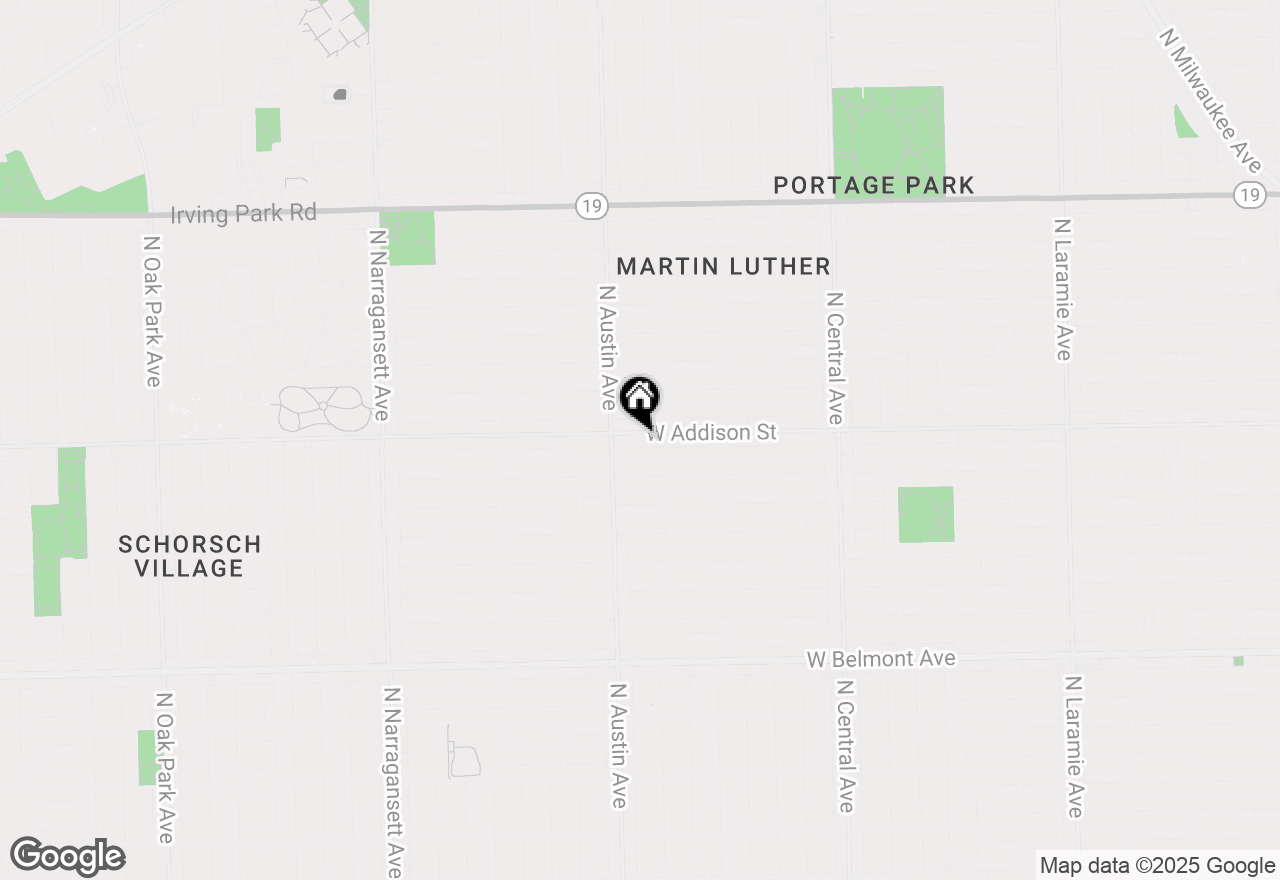 Map of 5927 W Addison Street #2D, Chicago, IL 60634