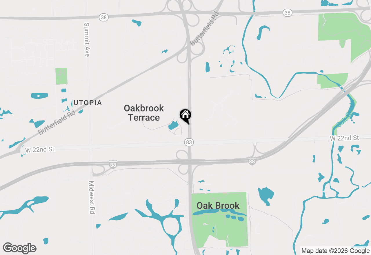 Map of 2 Mid America Plaza #725, Oakbrook Terrace, IL 60181