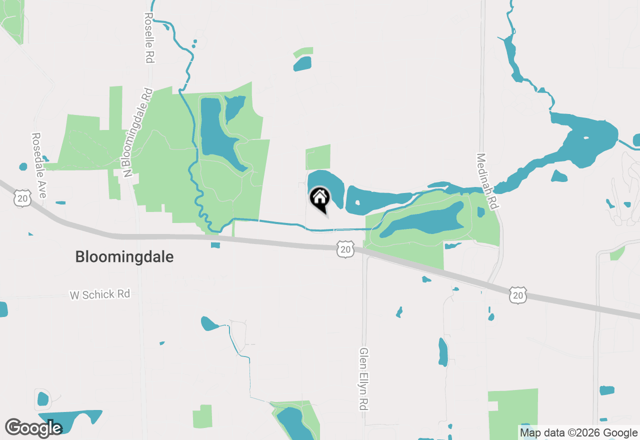 Map of 120 Lakeview Drive #208, Bloomingdale, IL 60108