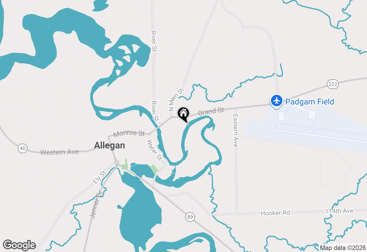 Map of 330 Catherine Court, Allegan, MI 49010
