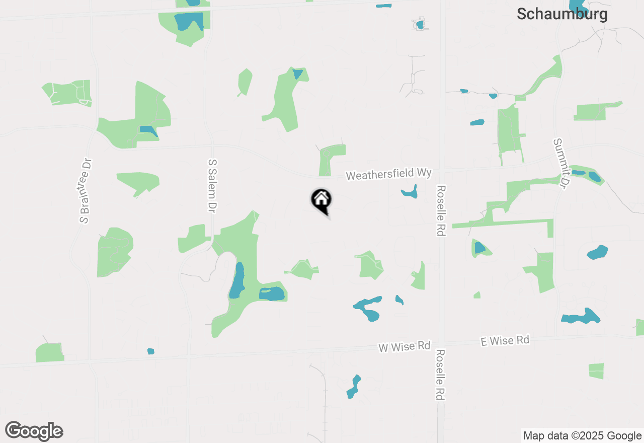 Map of 408 Desmond Drive, Schaumburg, IL 60193