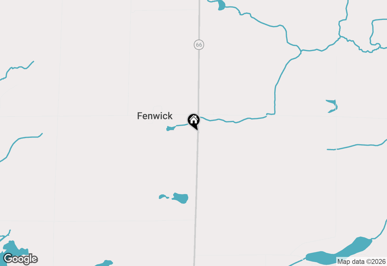 Map of 10262 S Sheridan Road, Fenwick, MI 48834