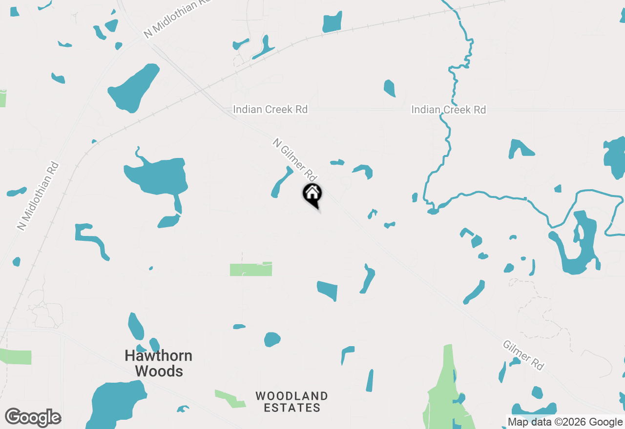 Map of 46 Carlisle Road, Hawthorn Woods, IL 60047