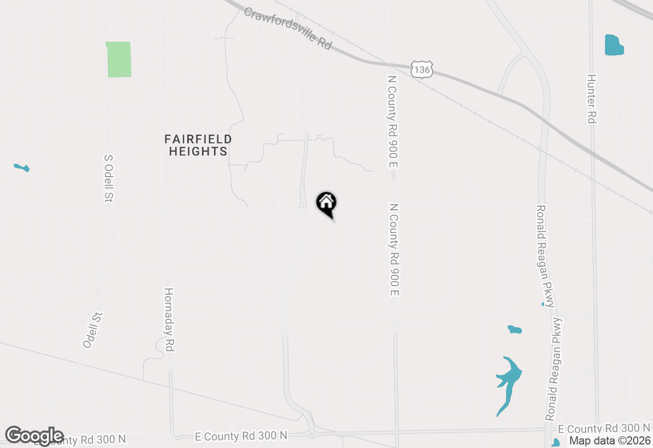 Map of 1630 Beacon Pointe Boulevard, Brownsburg, IN 46112