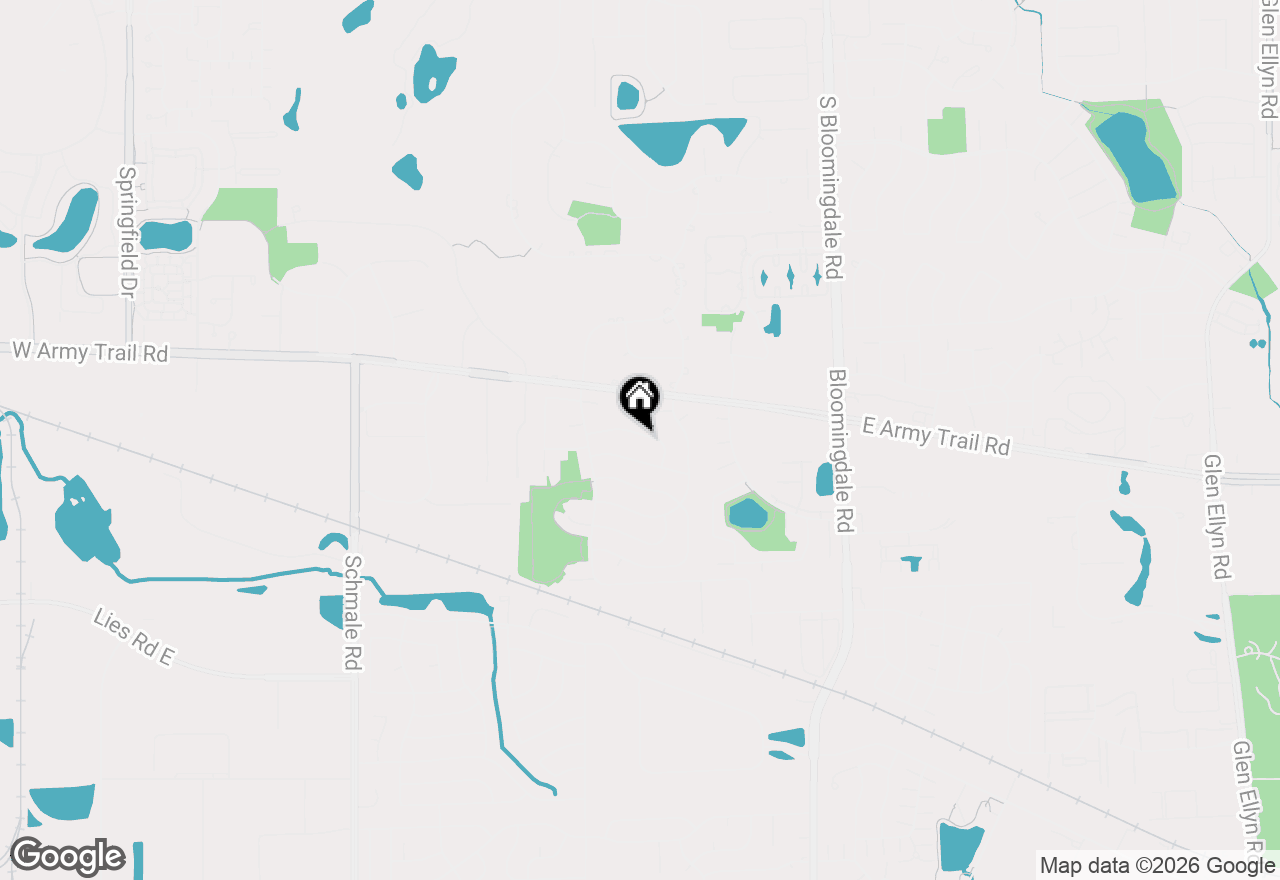 Map of 41 Siems Drive, Glendale Heights, IL 60139