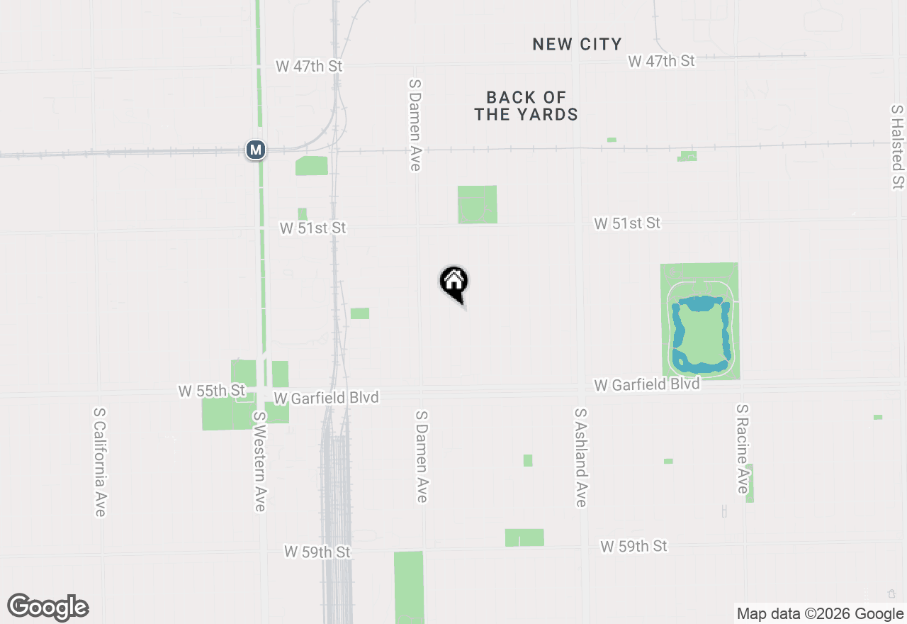 Map of (Address confidential), Chicago, Illinois 60609