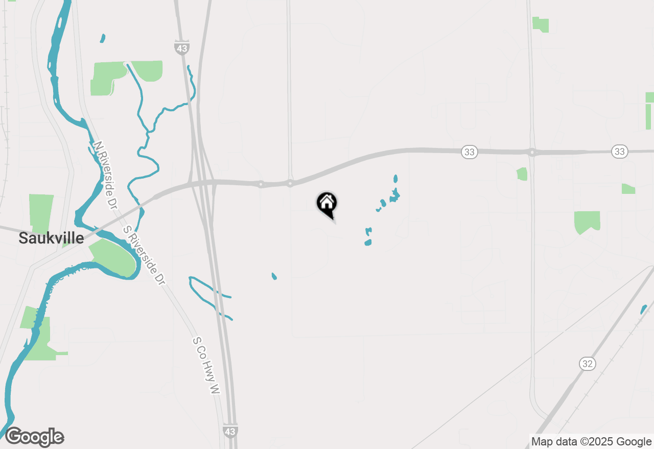Map of 2884 Northwoods Dr, Port Washington, WI 53074