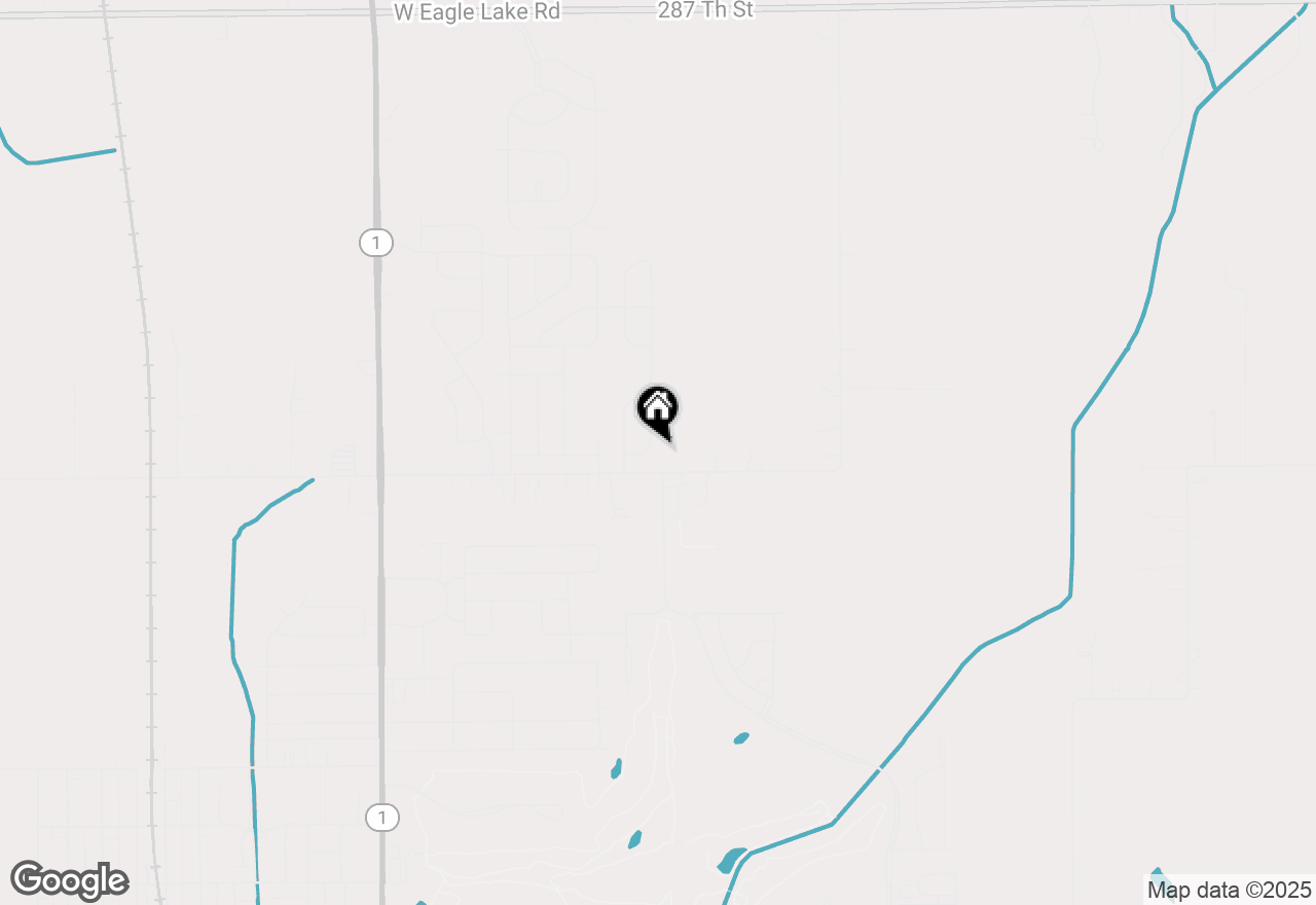 Map of 1316 Sky View Lane, Beecher, IL 60401