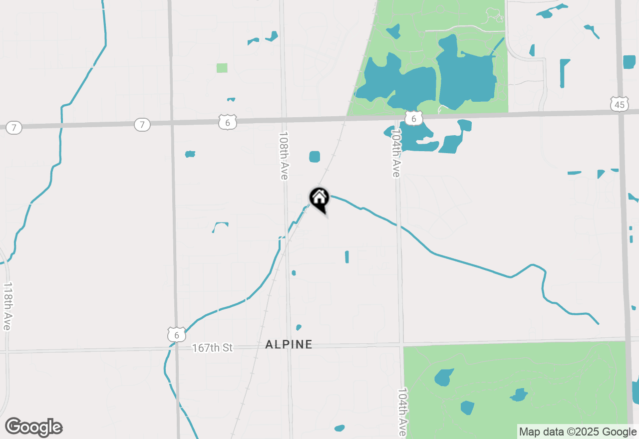 Map of 16230 S 107th Avenue, Orland Park, IL 60467