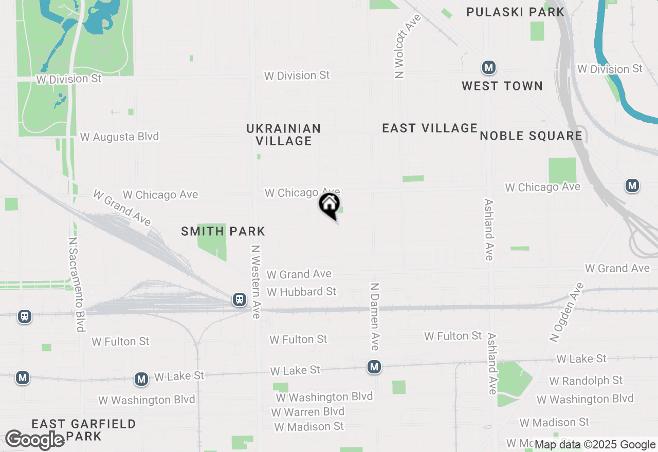 Map of 2131 W Huron Street, Chicago, IL 60612