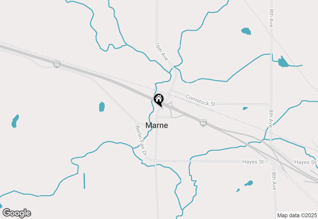 Map of 14733 16th Avenue, Marne, MI 49435