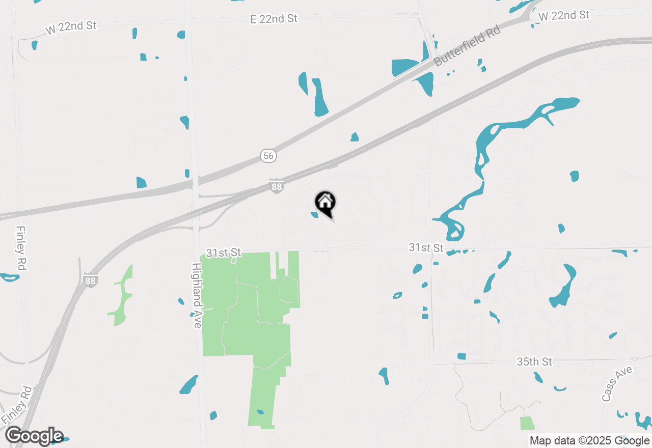 Map of 2s661 Avenue Latours, Oak Brook, IL 60523