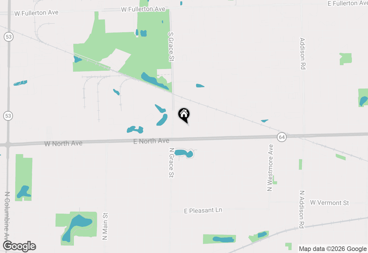 Map of 2N071 La Londe Avenue, Lombard, IL 60148