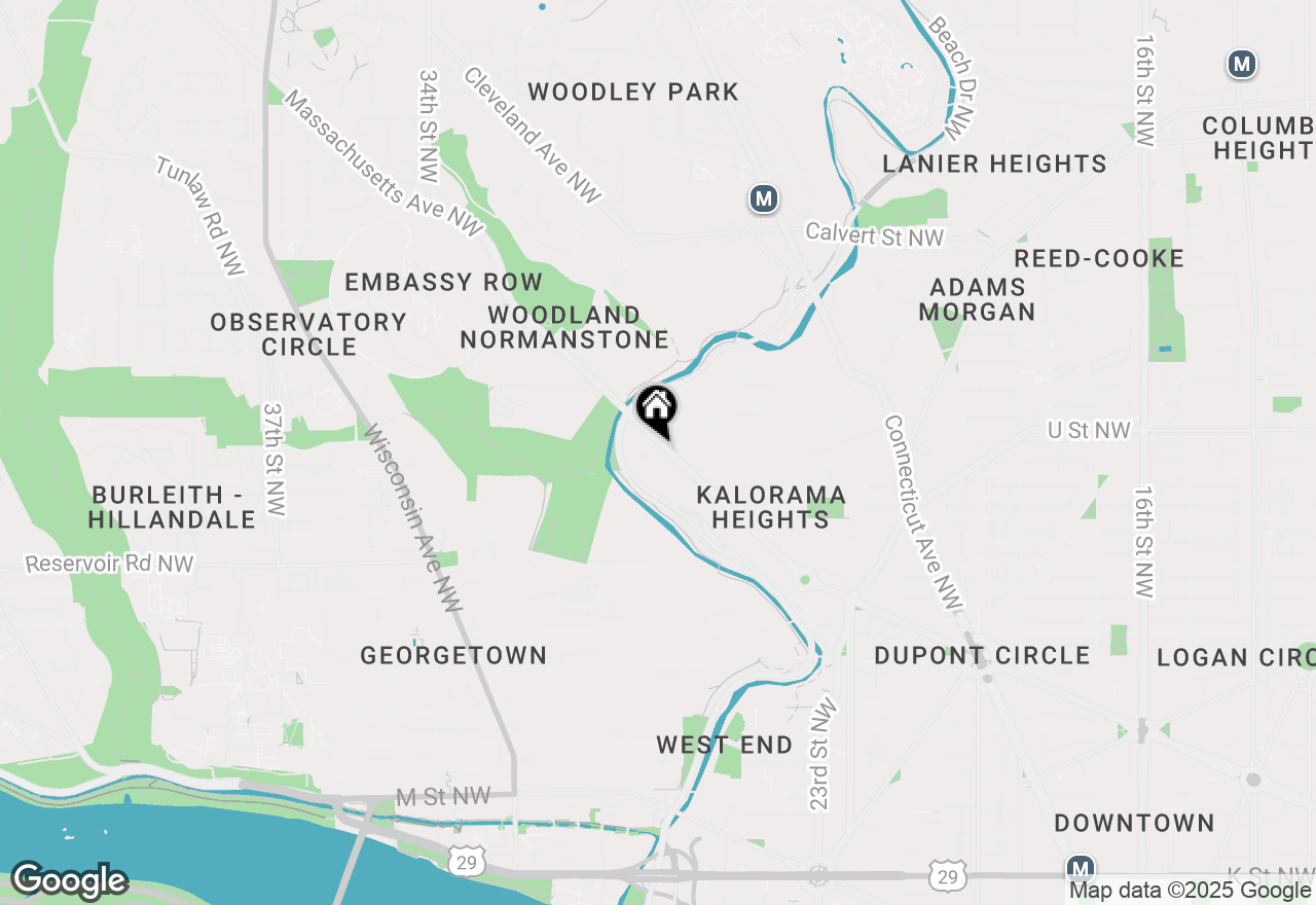 Map of 2540 Massachusetts Avenue Nw #501, Washington, DC 20008