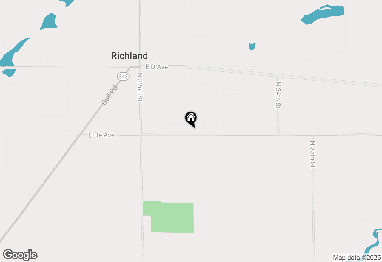 Map of 9353 E De Avenue, Richland, MI 49083